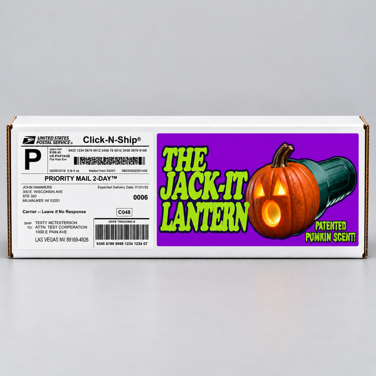 The Jack-It Lantern Prank Box