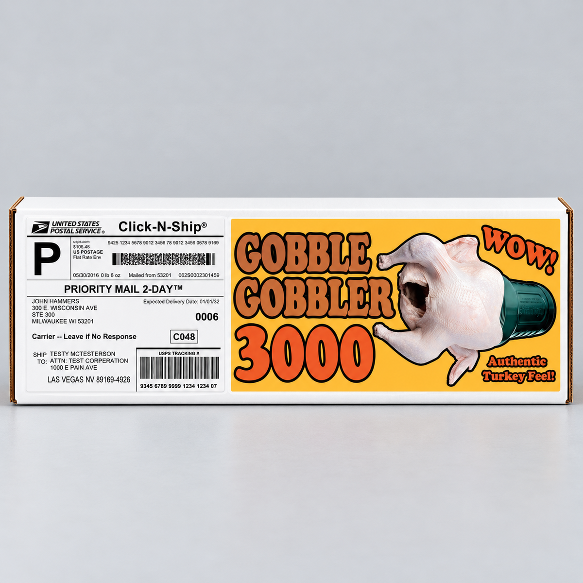 Gobble Gobbler 3000™ Thanksgiving Prank Box
