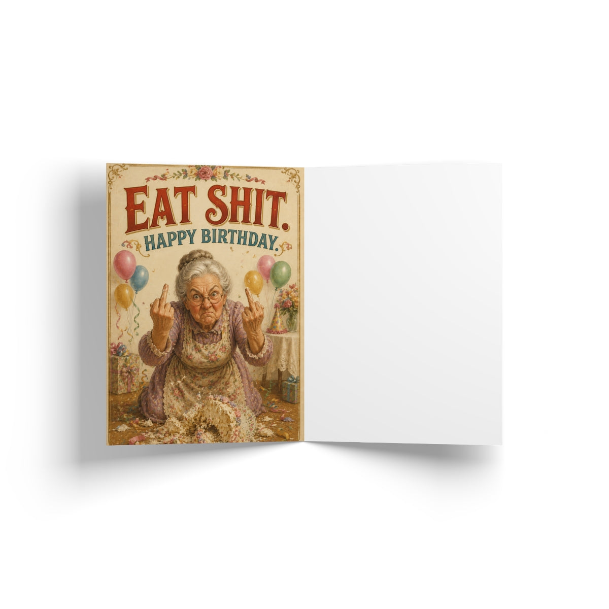 I Baked This Just For You | Funny Offensive Birthday Greeting Card