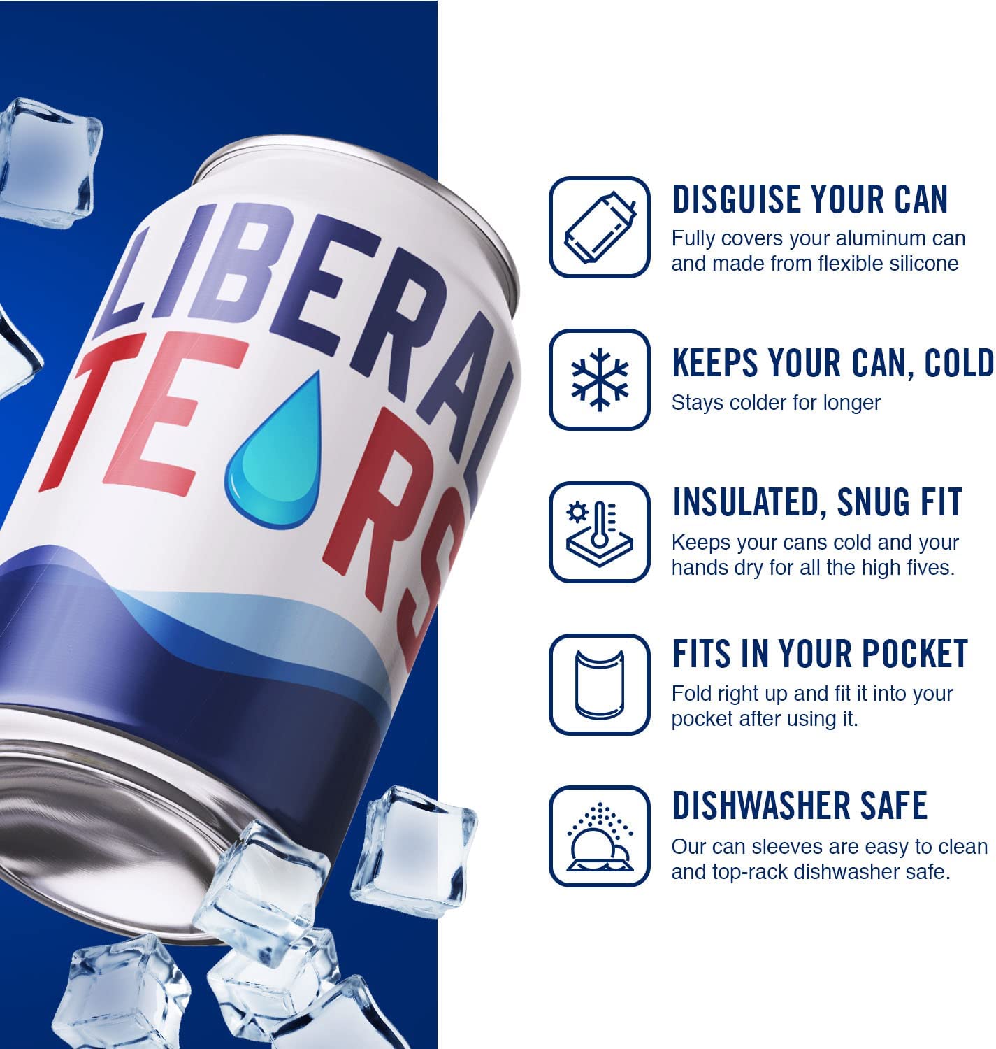 Liberal Tears Beersy Hide-a-Beer Can Cooler