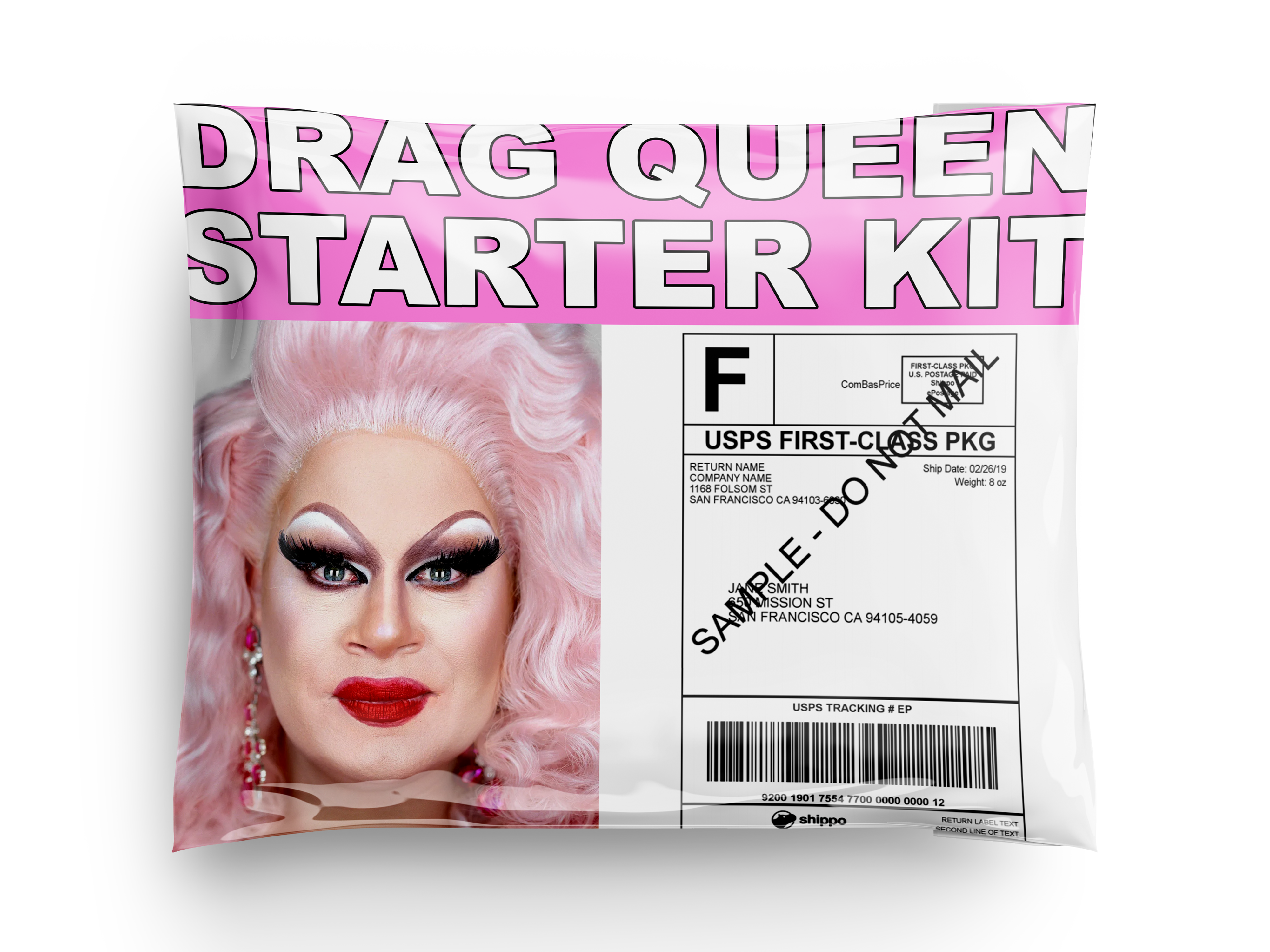 Drag Queen Starter Kit Prank Package