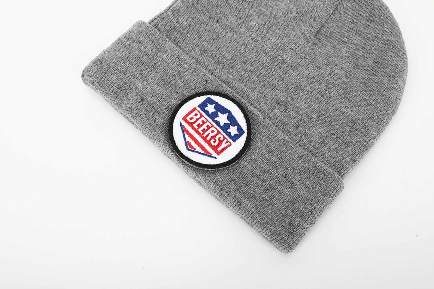 Beanie with Interchangeable Velcro Logo Patch
