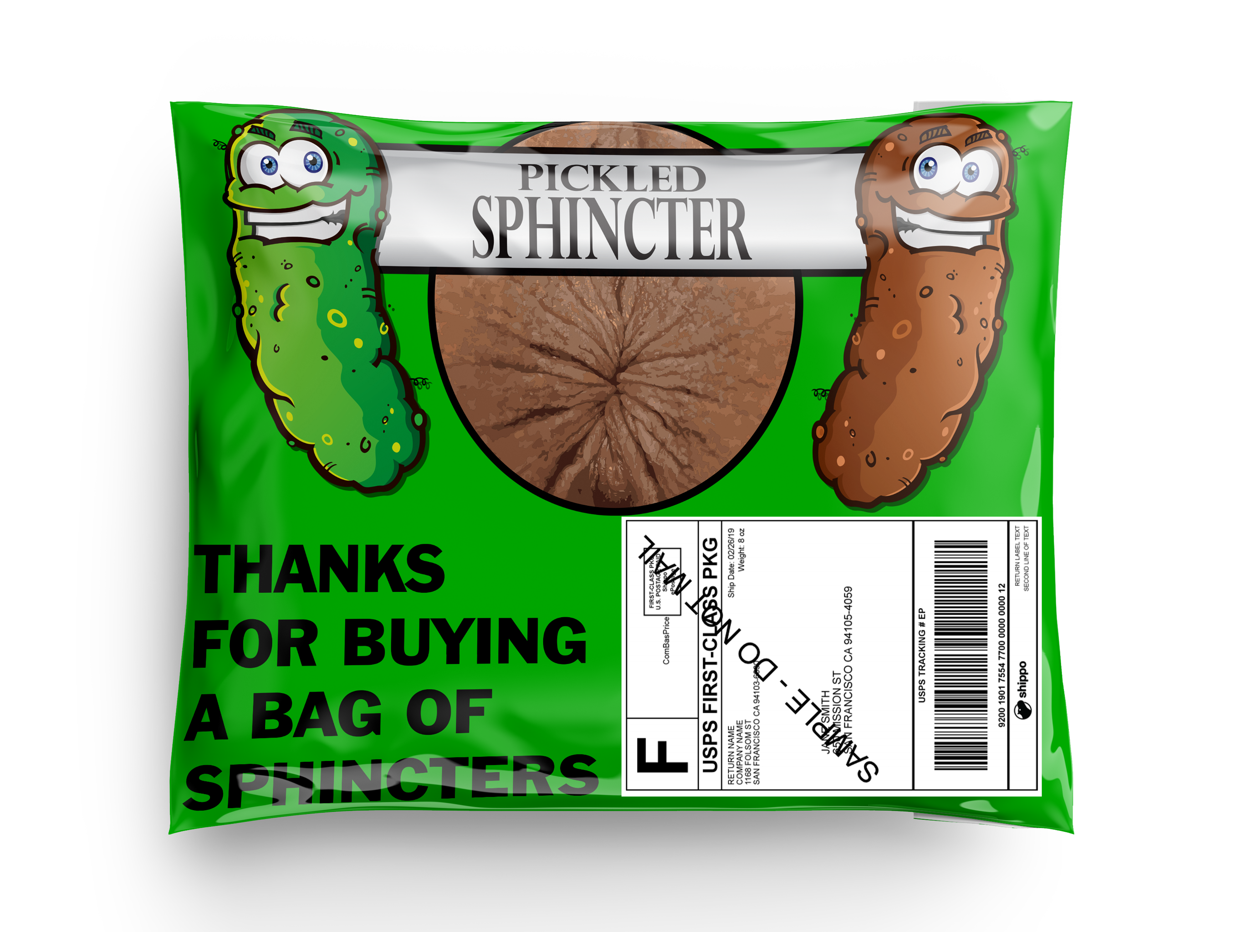 Pickled Sphincter Prank Package