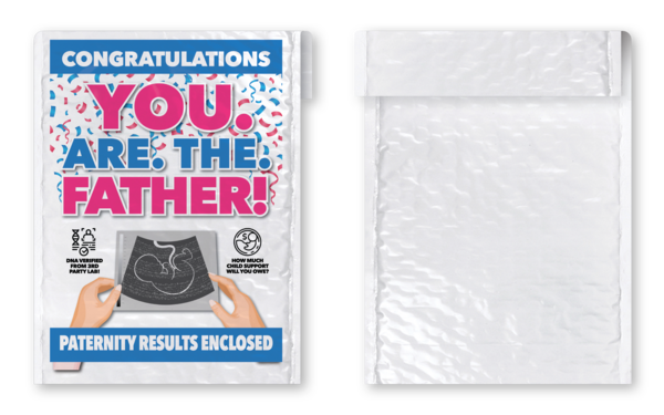 YOU ARE THE FATHER Prank Package