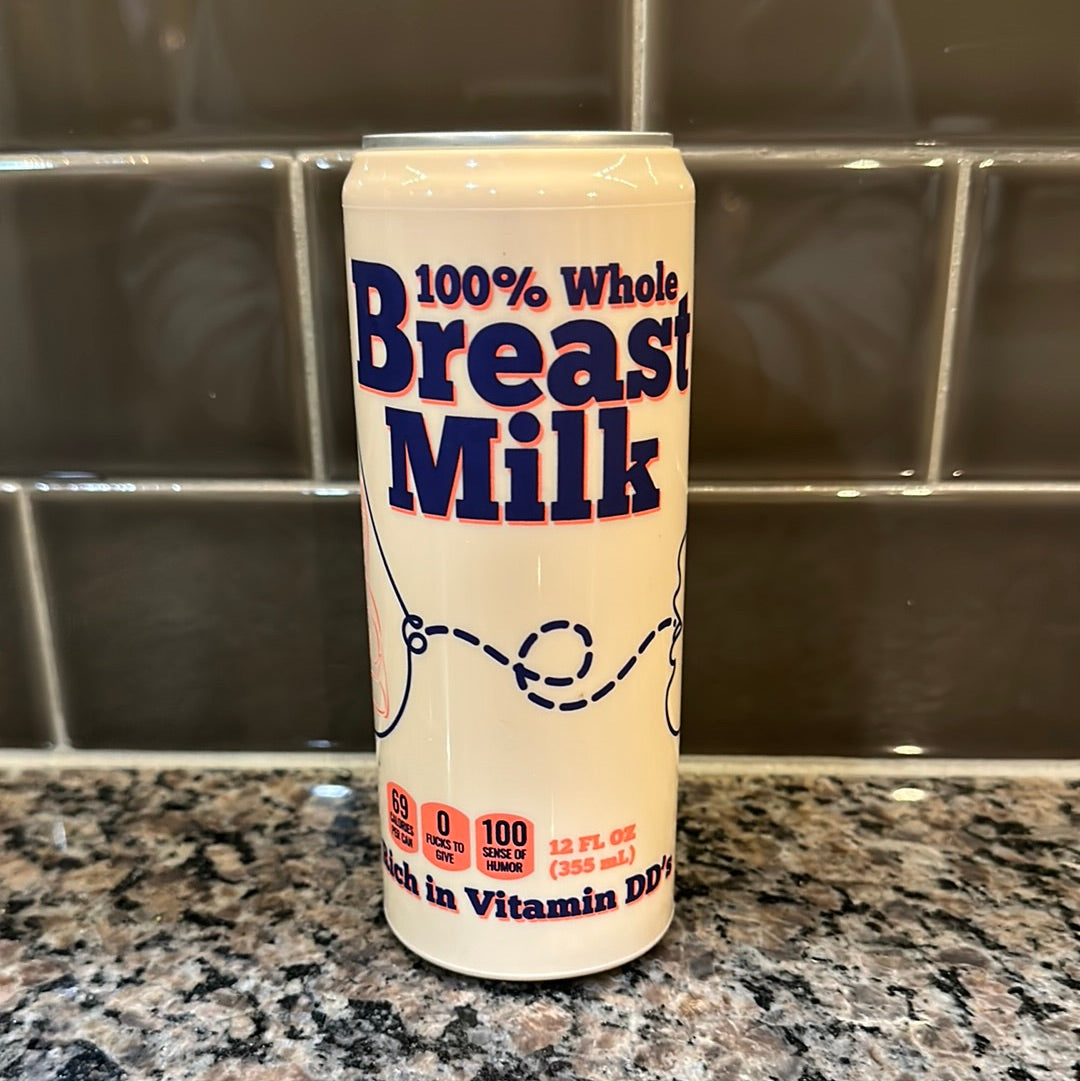 Breast Milk Beersy Silicone Sleeve Hide-a-Beer Can Cooler