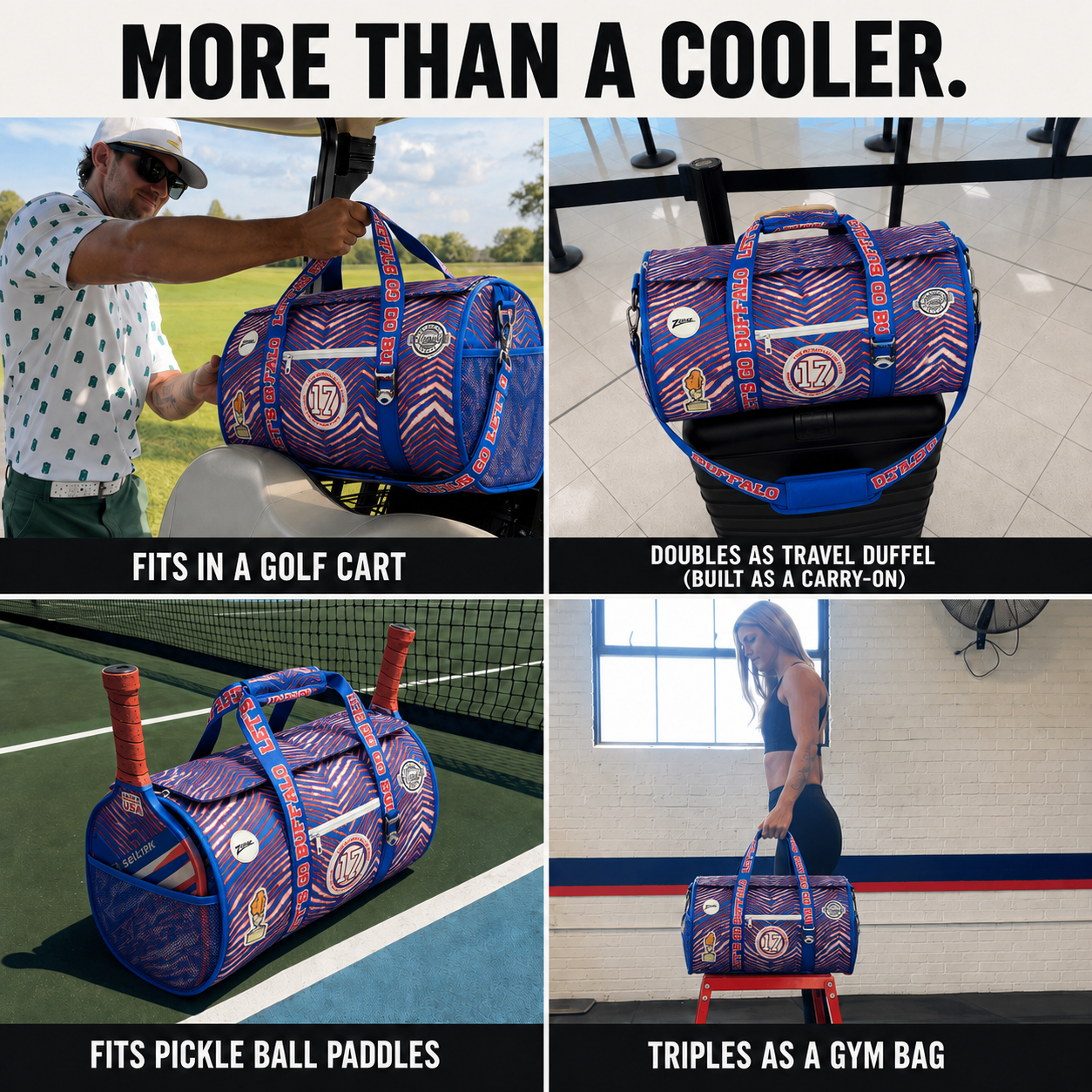 Buffalo Duffel Cooler - Patricia Allen Fund x Zubaz