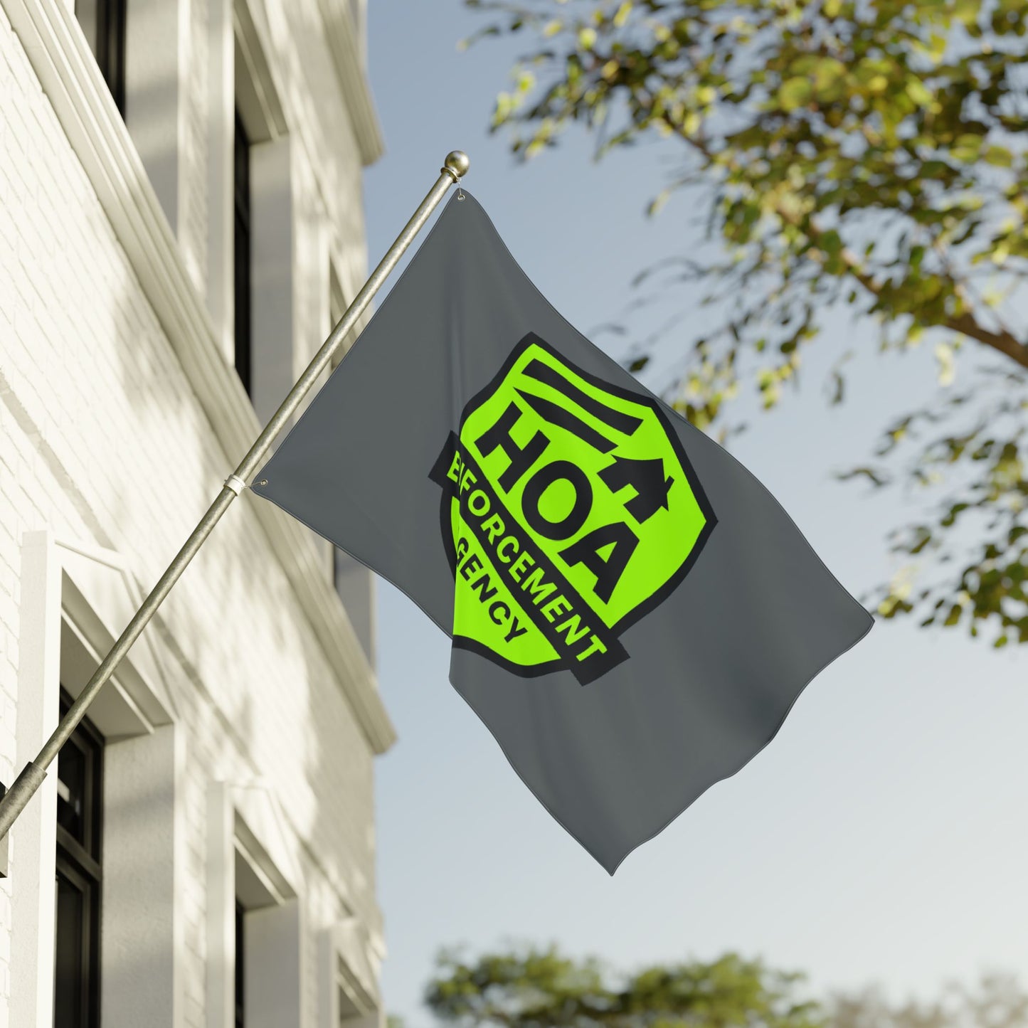 HOA Enforcement Agency Double Sided Flag