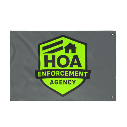 HOA Enforcement Agency Double Sided Flag