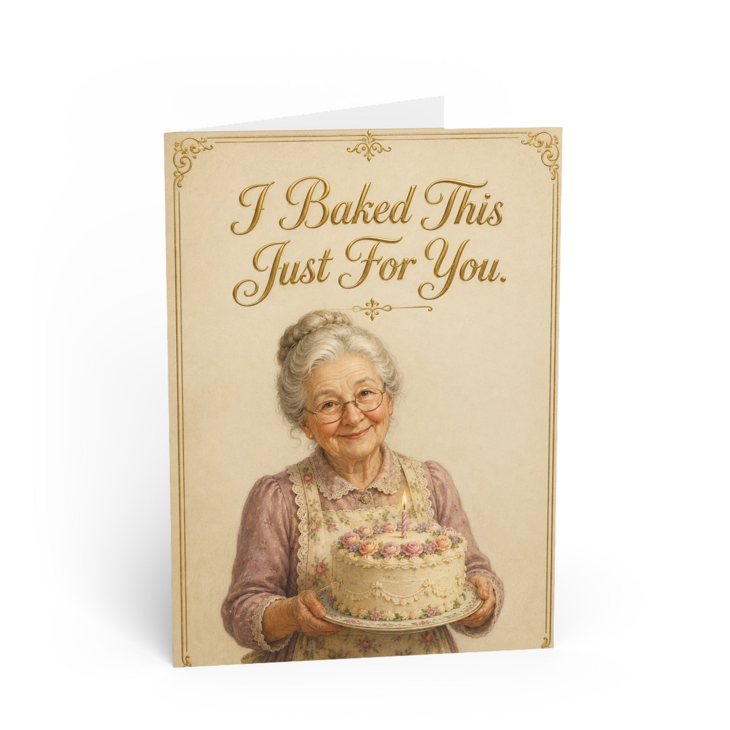 I Baked This Just For You | Funny Offensive Birthday Greeting Card