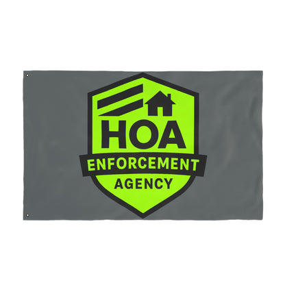 HOA Enforcement Agency Double Sided Flag