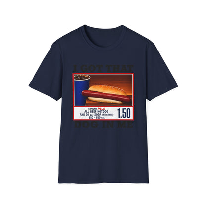 T-Shirt — 'I Got That Kirkland Hot Dog' Vintage Grocery Graphic Tee