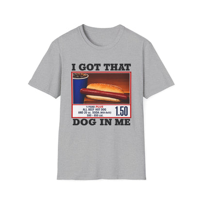 T-Shirt — 'I Got That Kirkland Hot Dog' Vintage Grocery Graphic Tee