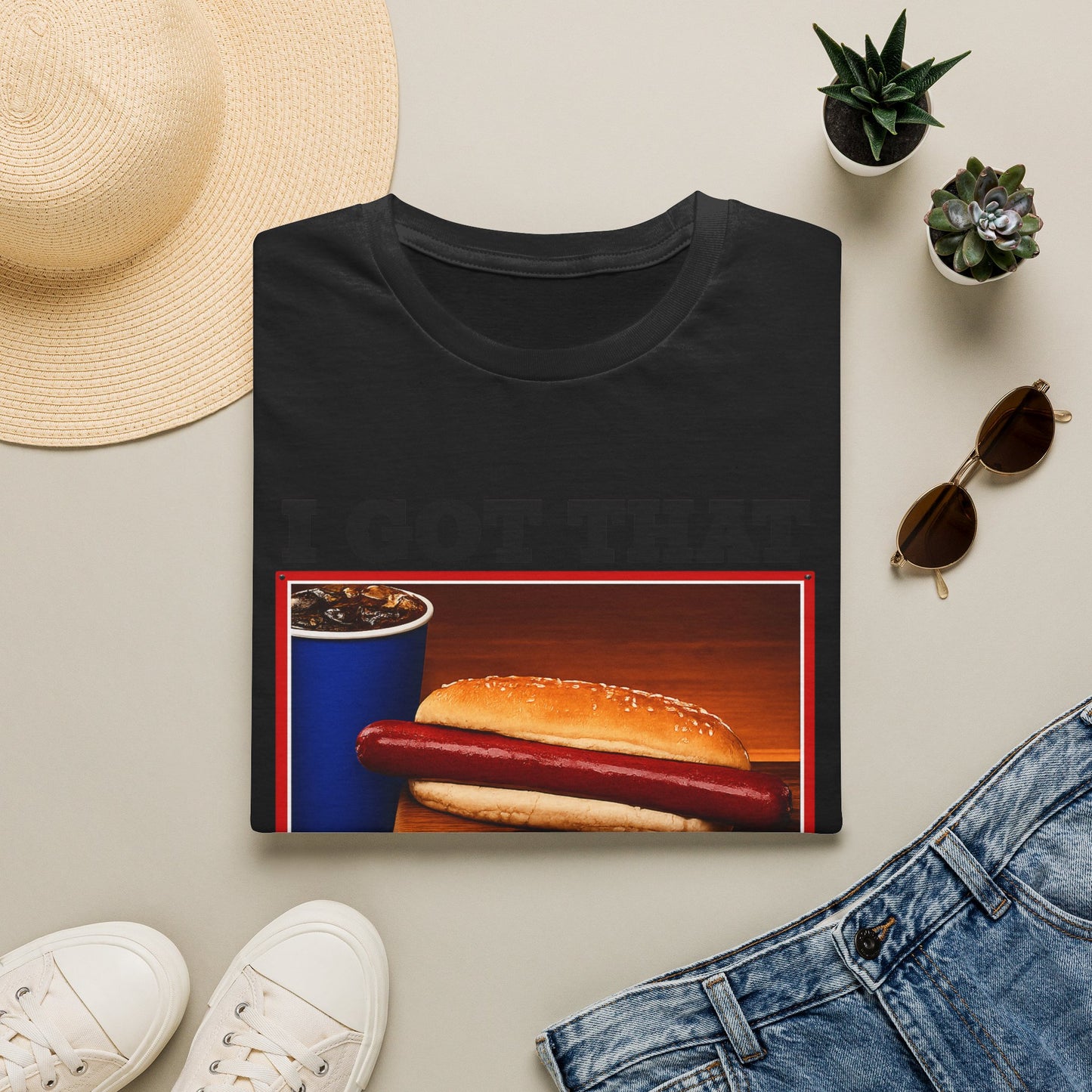 T-Shirt — 'I Got That Kirkland Hot Dog' Vintage Grocery Graphic Tee