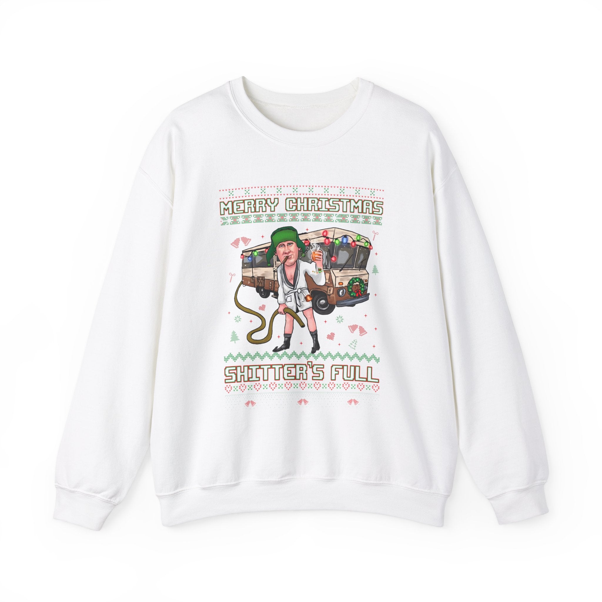 Merry Christmas Shitters Full Crewneck Sweatshirt