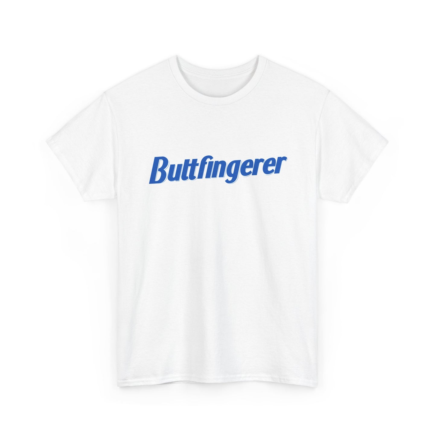 Buttfingerer Graphic Tee — Funny Retro Logo T-Shirt