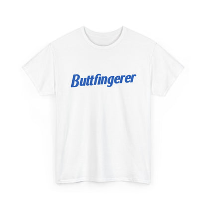 Buttfingerer Graphic Tee — Funny Retro Logo T-Shirt