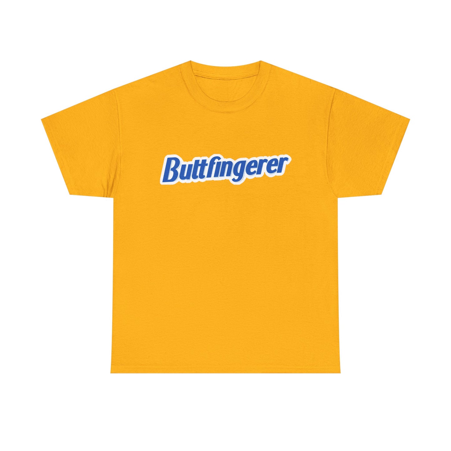 Buttfingerer Graphic Tee — Funny Retro Logo T-Shirt