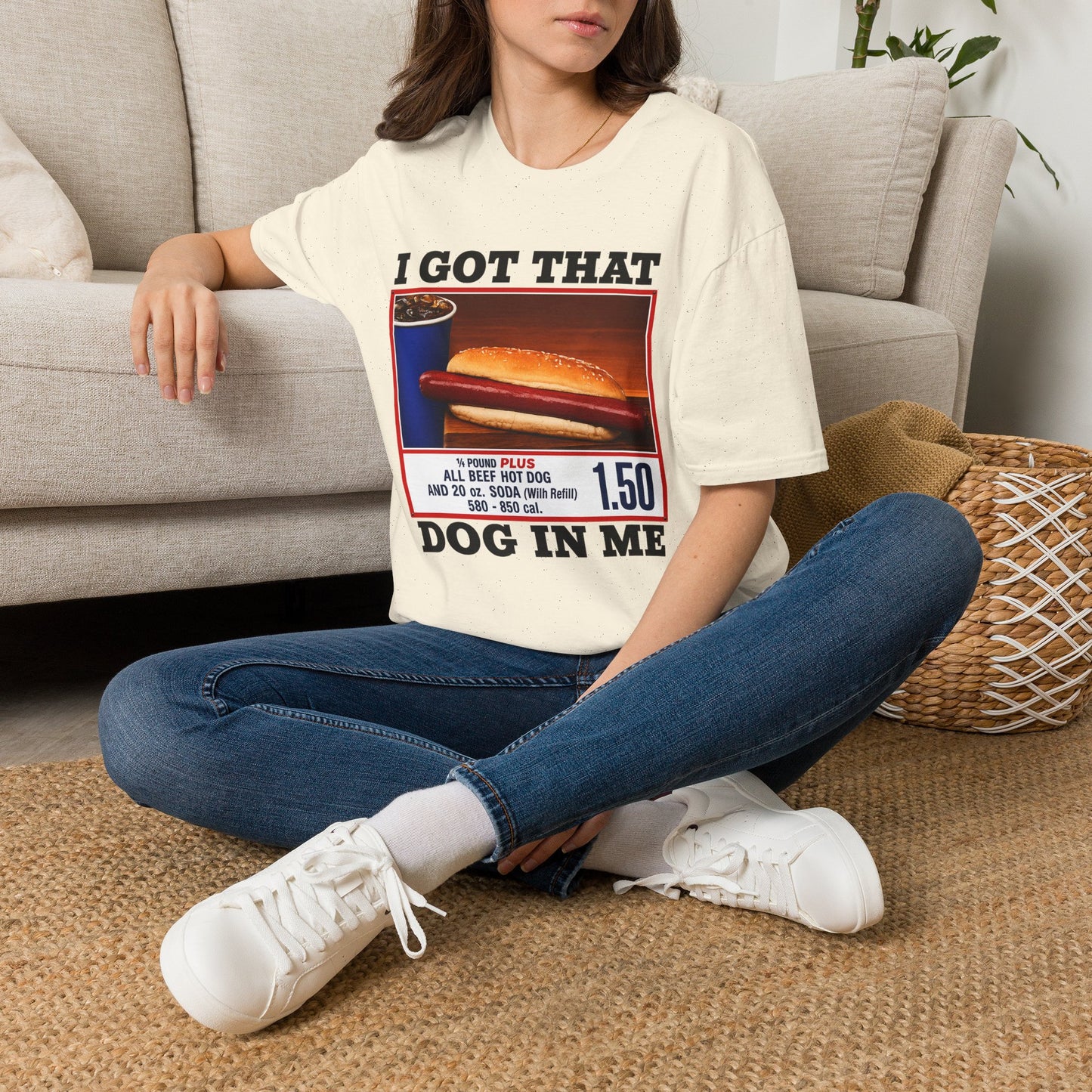 T-Shirt — 'I Got That Kirkland Hot Dog' Vintage Grocery Graphic Tee