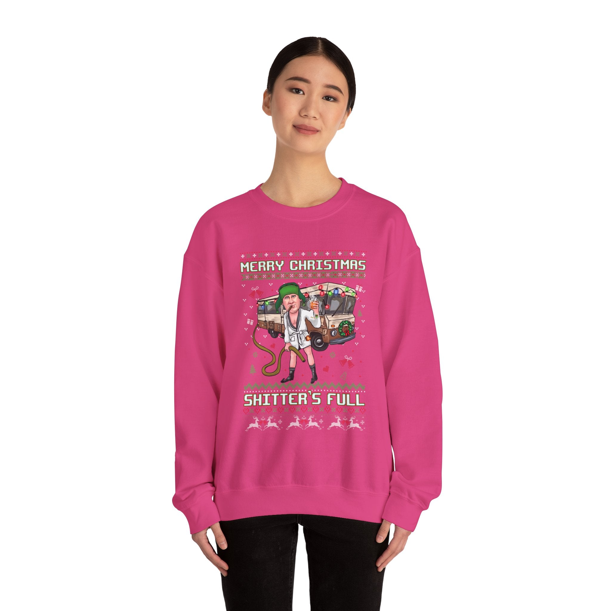 Merry Christmas Shitters Full Crewneck Sweatshirt