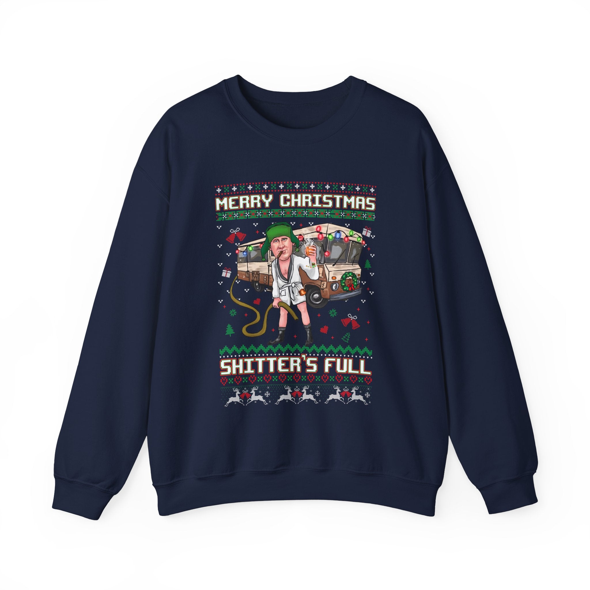 Merry Christmas Shitters Full Crewneck Sweatshirt