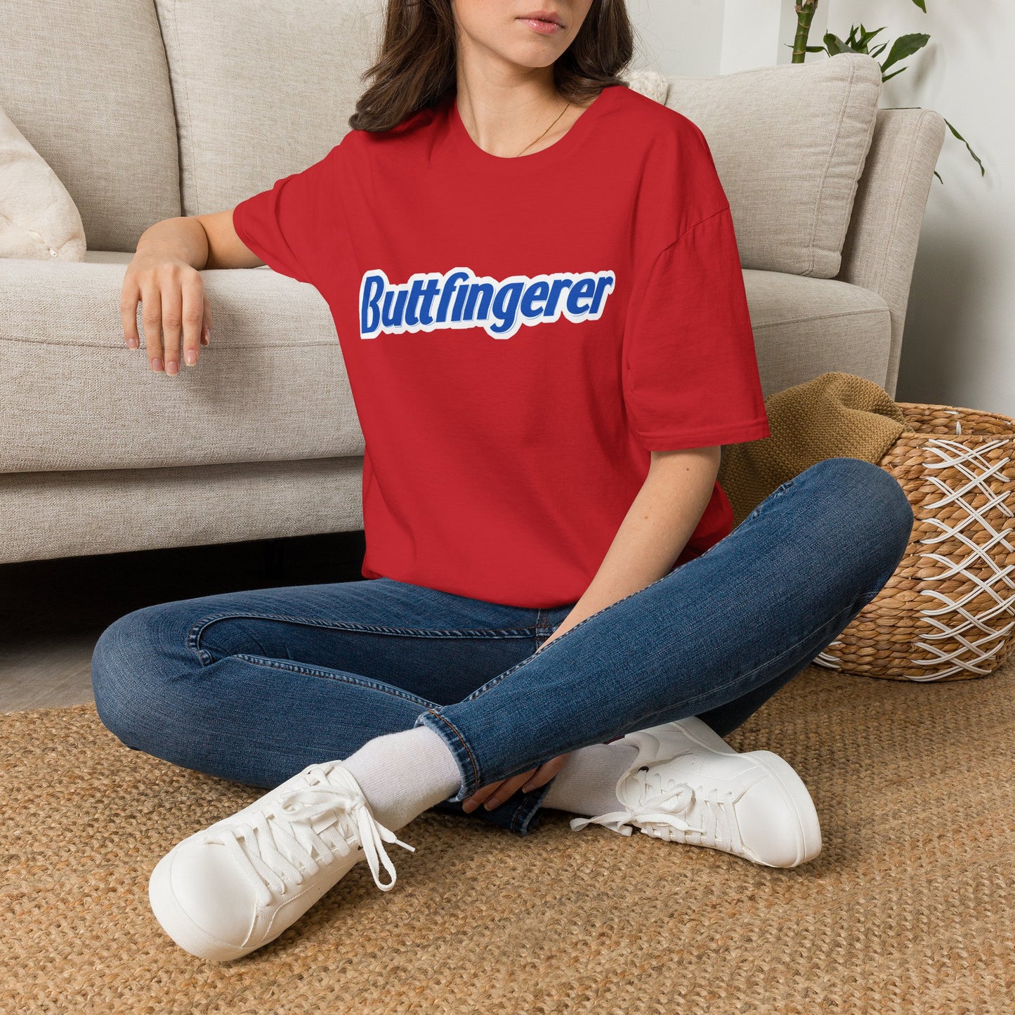 Buttfingerer T-Shirt — Funny Retro Script Tee for Sarcastic Humor Gifts