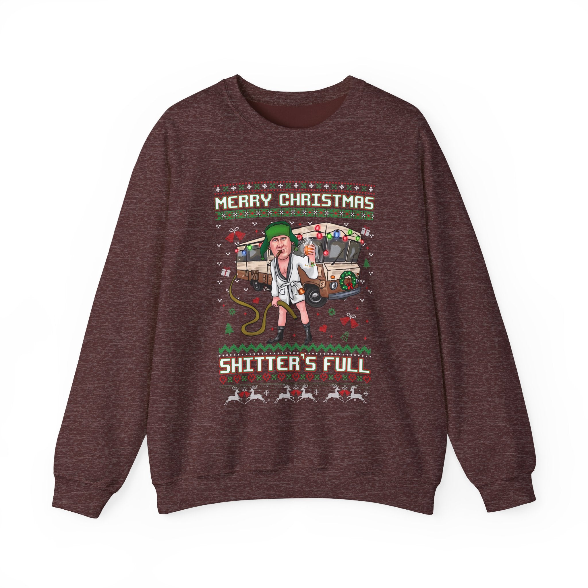 Merry Christmas Shitters Full Crewneck Sweatshirt