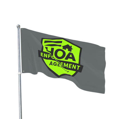 HOA Enforcement Agency Double Sided Flag