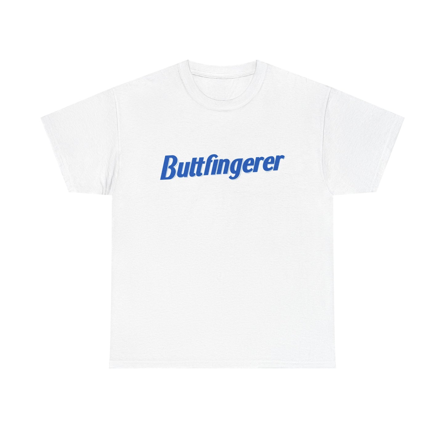 Buttfingerer Graphic Tee — Funny Retro Logo T-Shirt