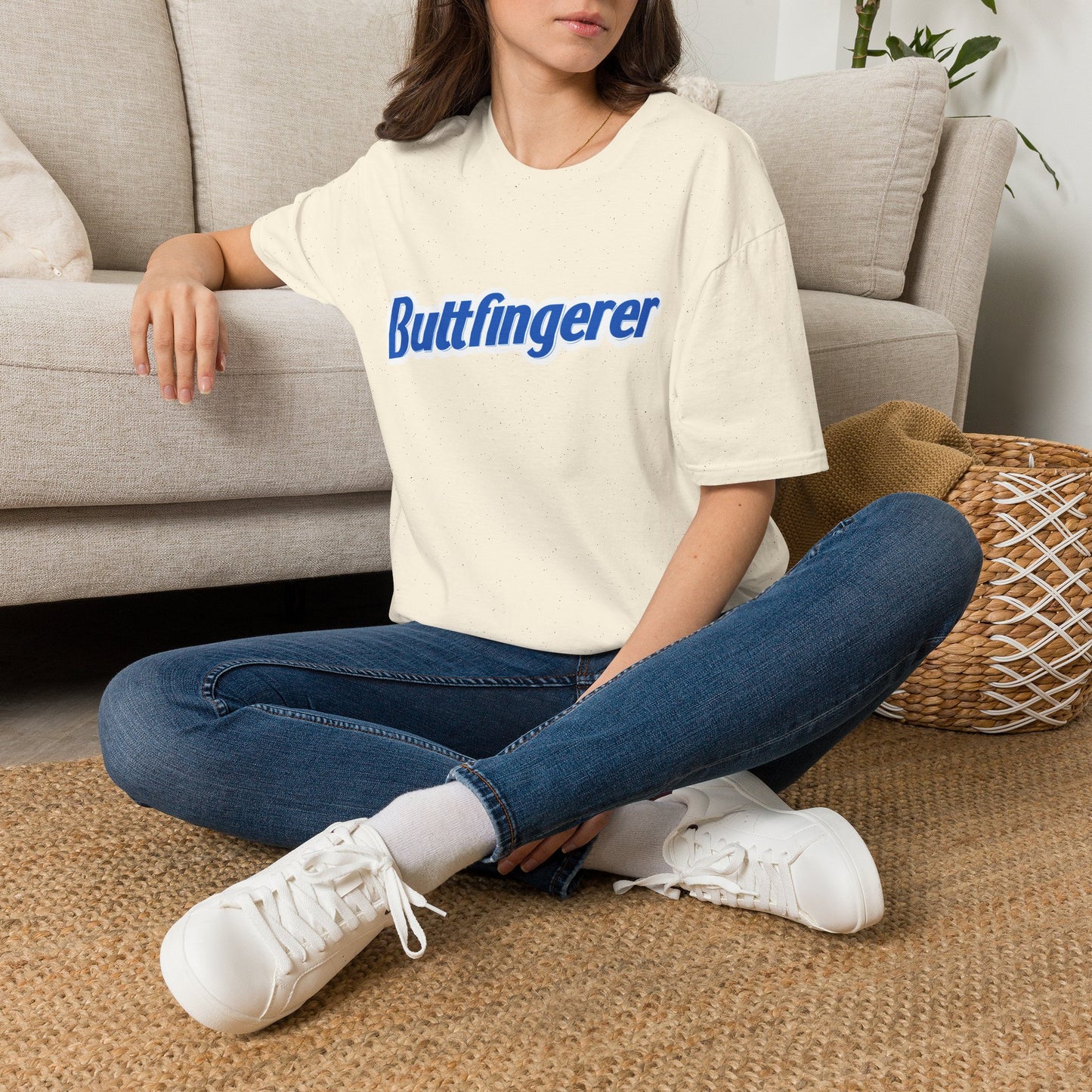 Buttfingerer T-Shirt — Funny Retro Script Tee for Sarcastic Humor Gifts