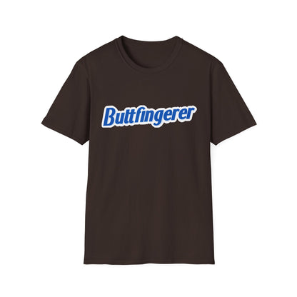 Buttfingerer T-Shirt — Funny Retro Script Tee for Sarcastic Humor Gifts