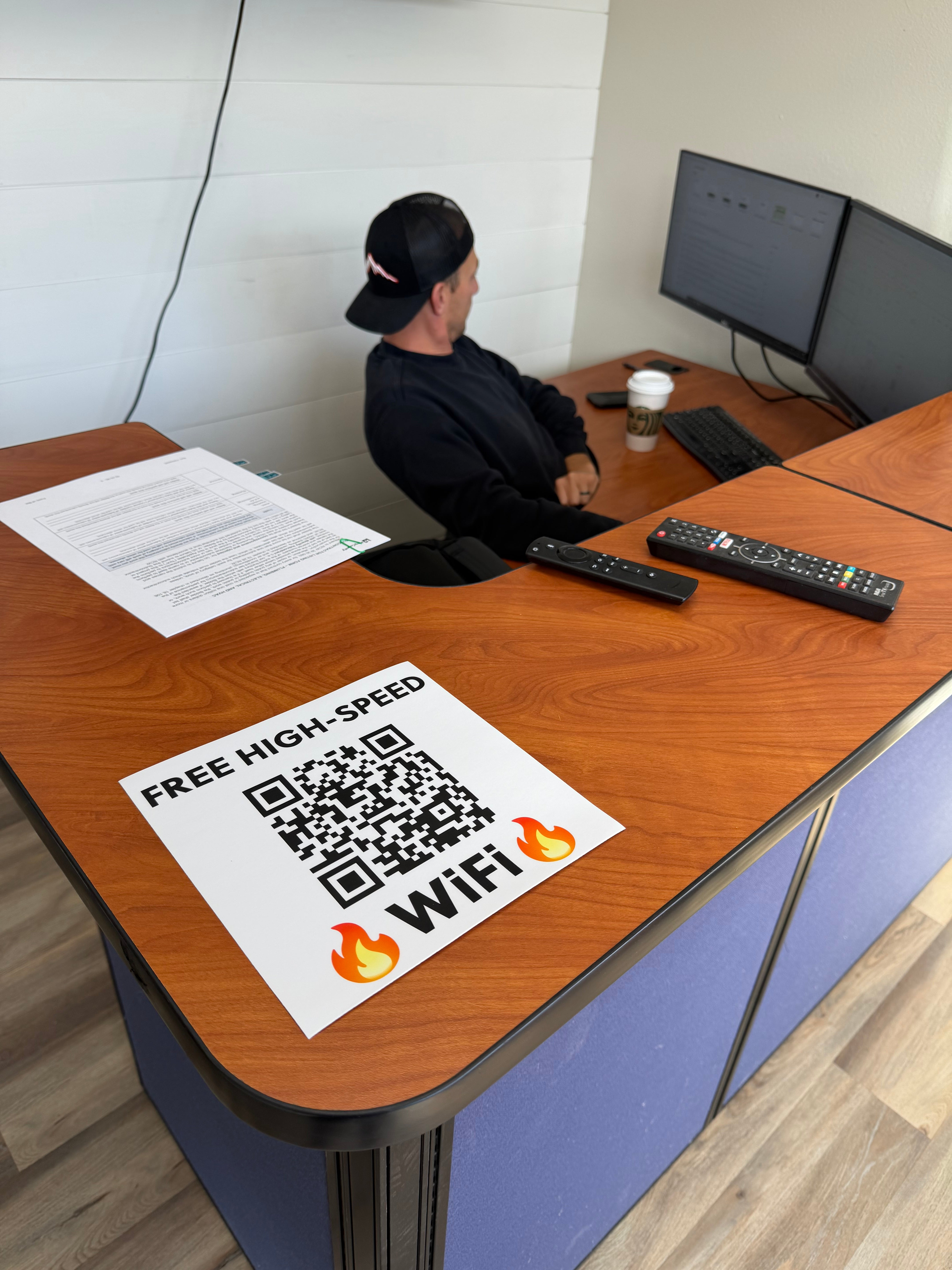 Free High-Speed WiFi MOAN PRANK Sticker