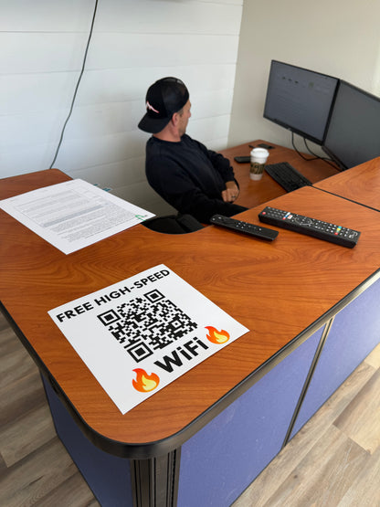 Free High-Speed WiFi MOAN PRANK Sticker