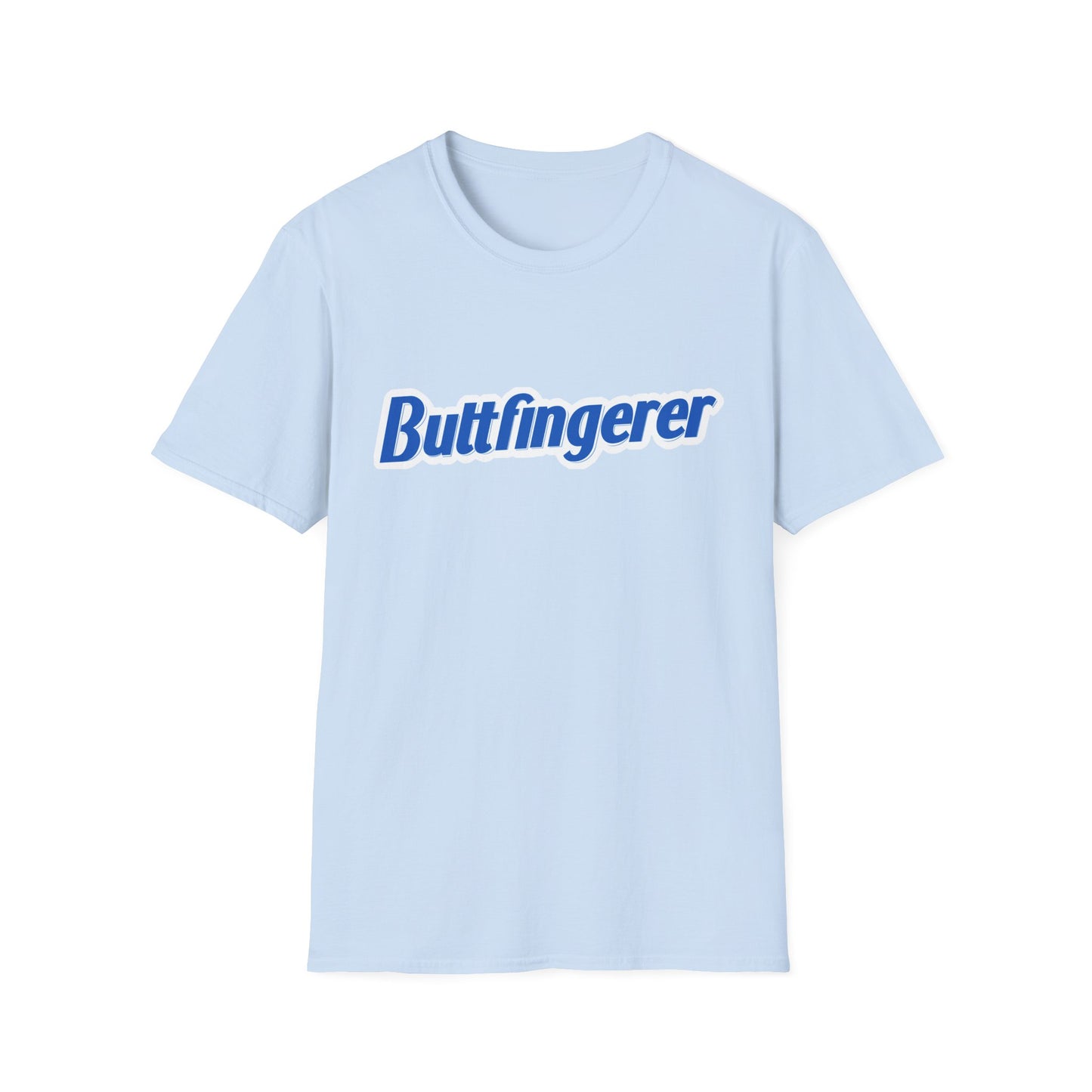 Buttfingerer T-Shirt — Funny Retro Script Tee for Sarcastic Humor Gifts