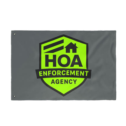 HOA Enforcement Agency Double Sided Flag