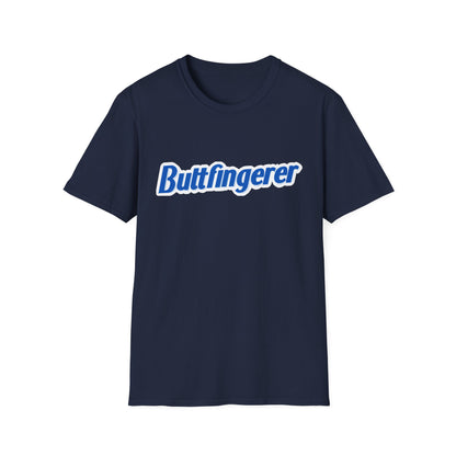 Buttfingerer T-Shirt — Funny Retro Script Tee for Sarcastic Humor Gifts