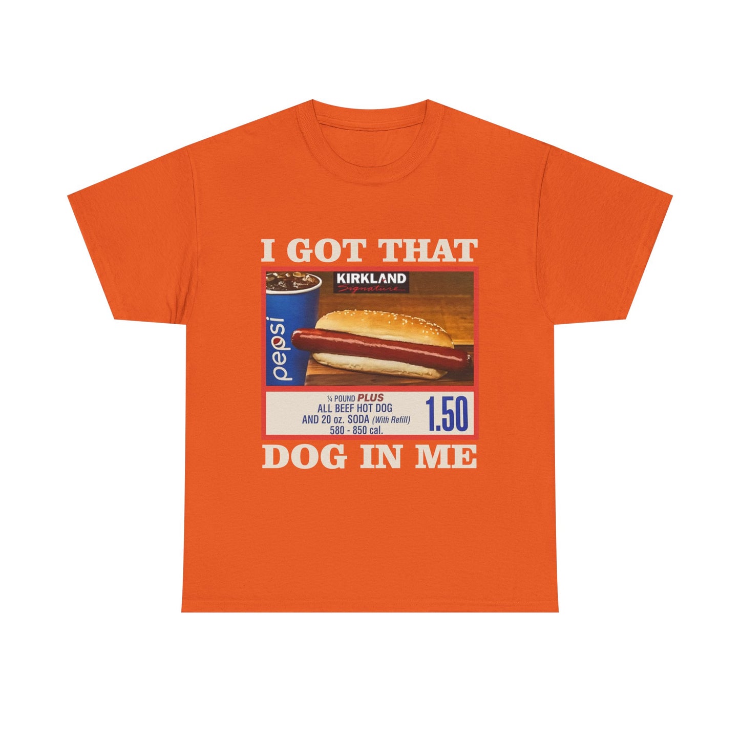 Hot Dog & Soda Vintage Graphic Tee — "I Got That Dog In Me" Retro Food Shirt