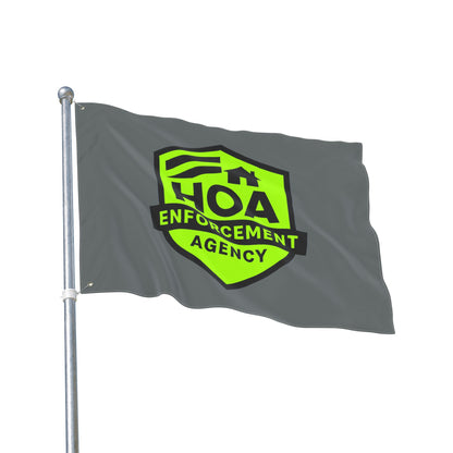 HOA Enforcement Agency Double Sided Flag