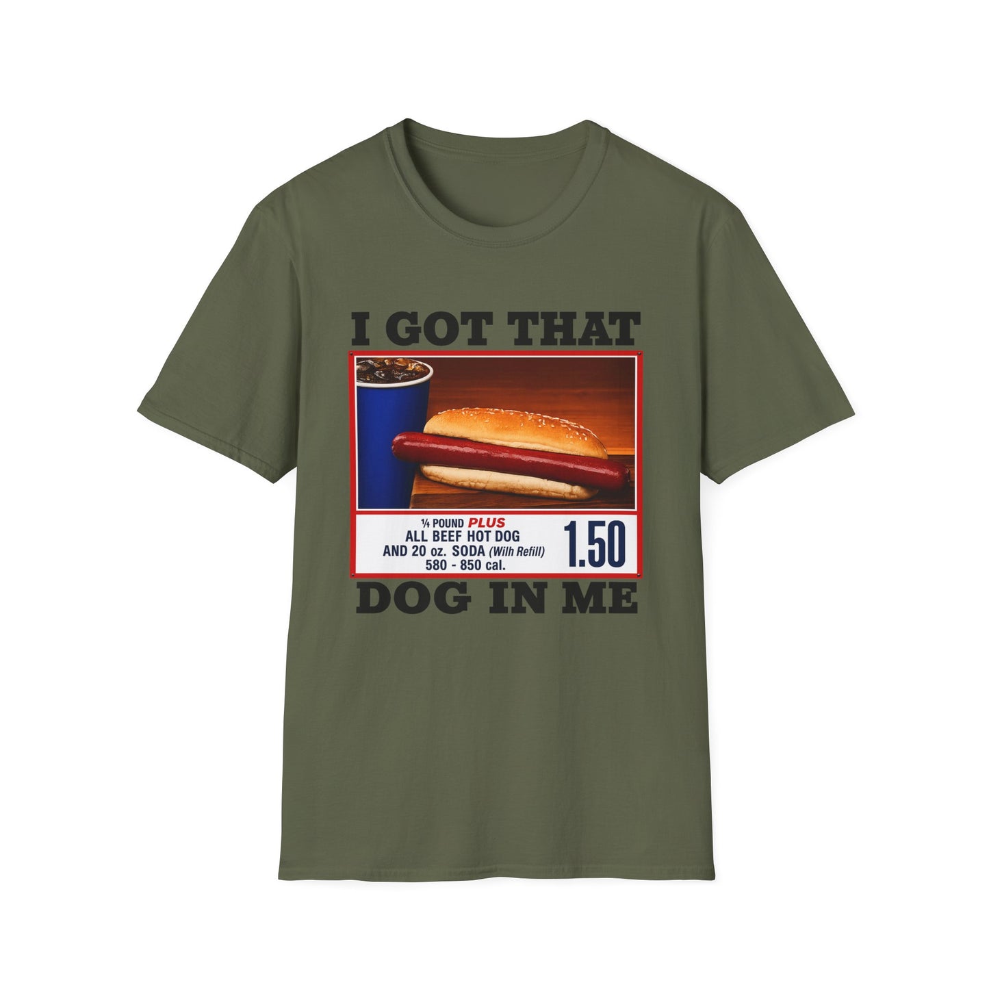 T-Shirt — 'I Got That Kirkland Hot Dog' Vintage Grocery Graphic Tee