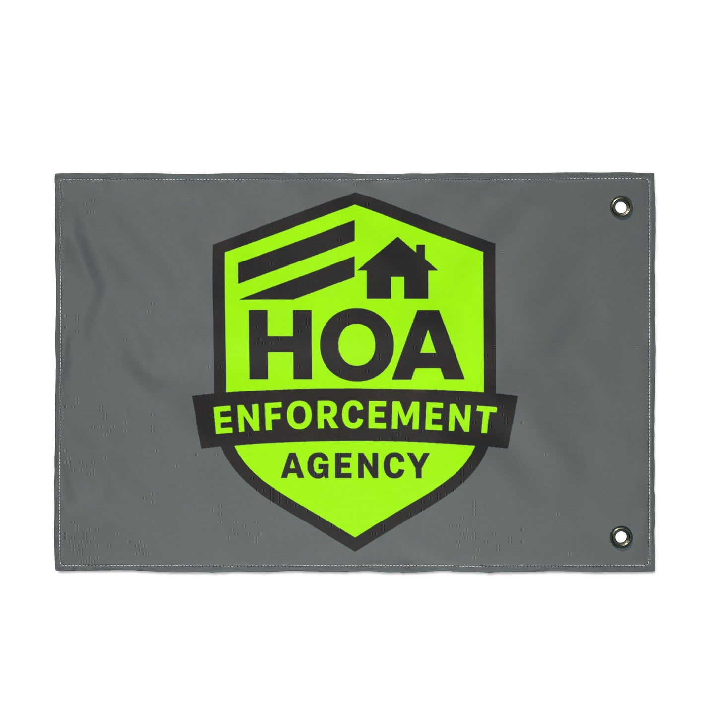 HOA Enforcement Agency Double Sided Flag
