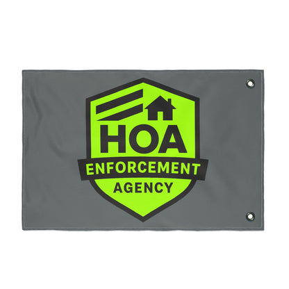 HOA Enforcement Agency Double Sided Flag