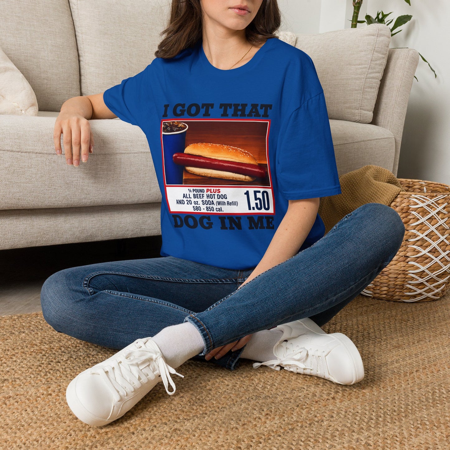 T-Shirt — 'I Got That Kirkland Hot Dog' Vintage Grocery Graphic Tee