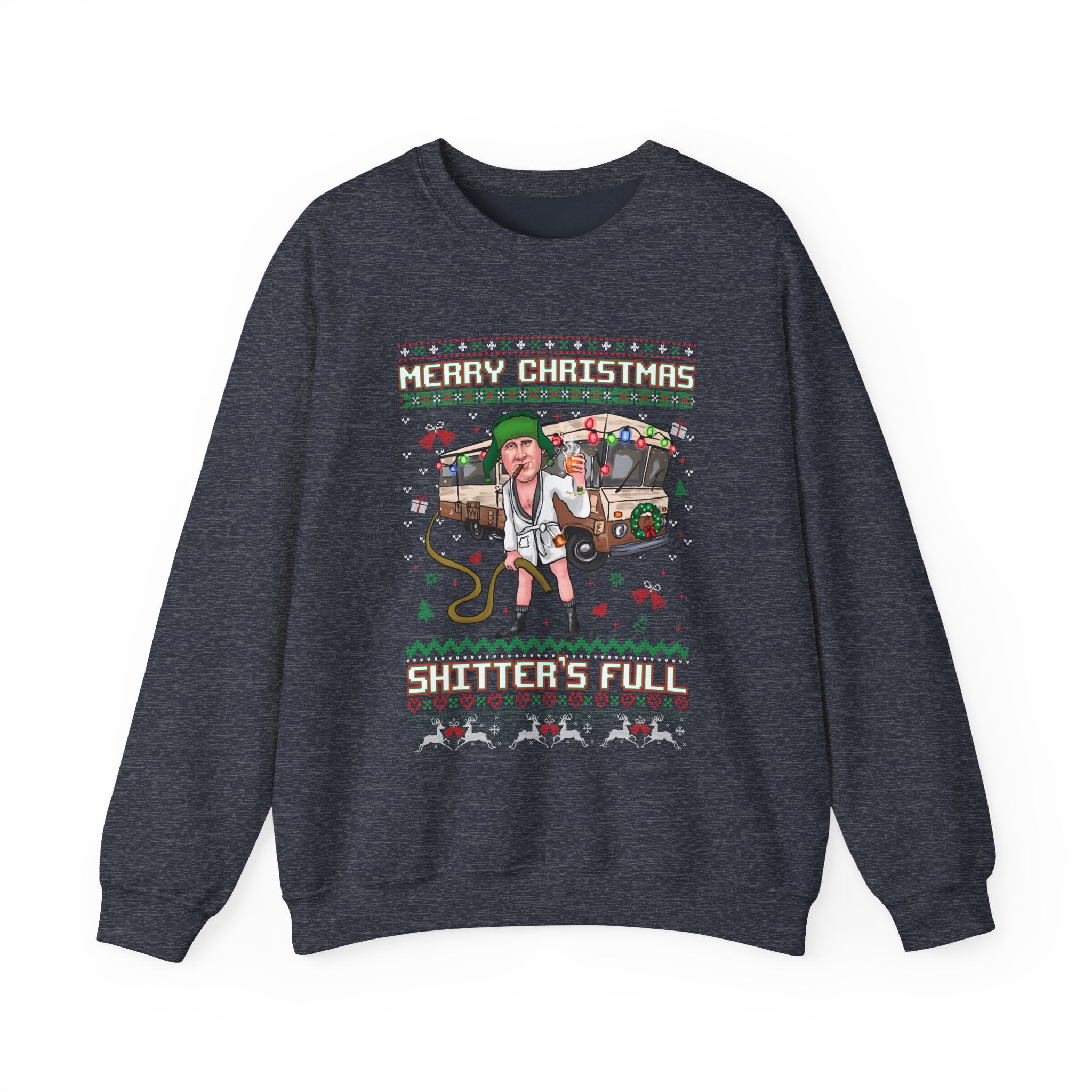 Merry Christmas Shitters Full Crewneck Sweatshirt