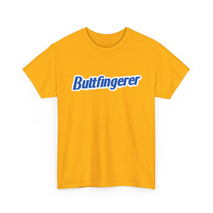Buttfingerer Graphic Tee — Funny Retro Logo T-Shirt