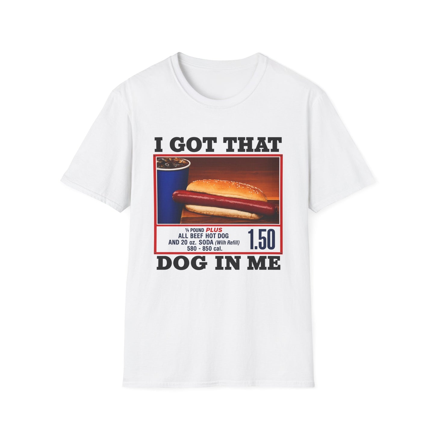 T-Shirt — 'I Got That Kirkland Hot Dog' Vintage Grocery Graphic Tee