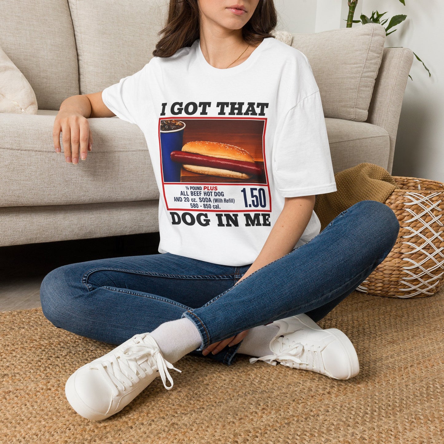 T-Shirt — 'I Got That Kirkland Hot Dog' Vintage Grocery Graphic Tee