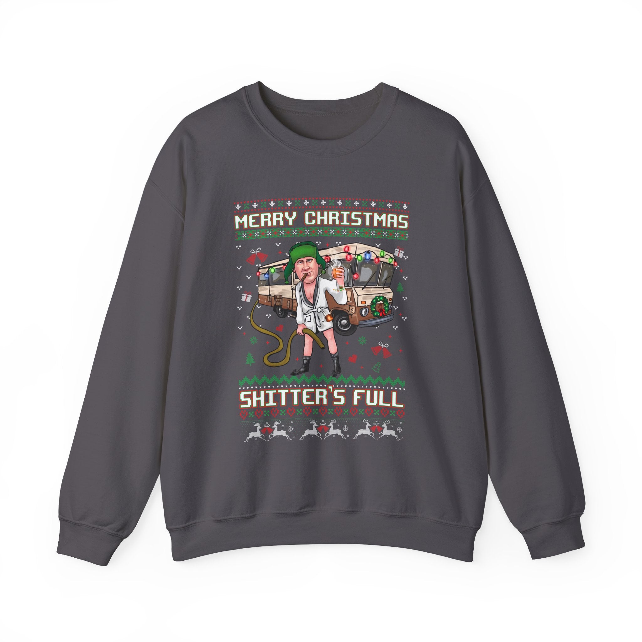 Merry Christmas Shitters Full Crewneck Sweatshirt