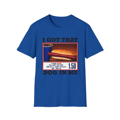 T-Shirt — 'I Got That Kirkland Hot Dog' Vintage Grocery Graphic Tee