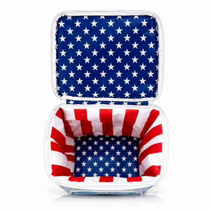 American Denim Backpack Cooler