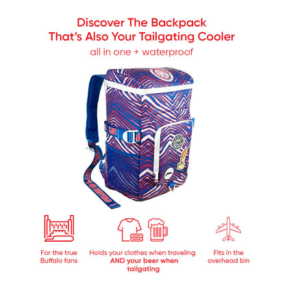 Buffalo Backpack Cooler - Patricia Allen Fund x Zubaz