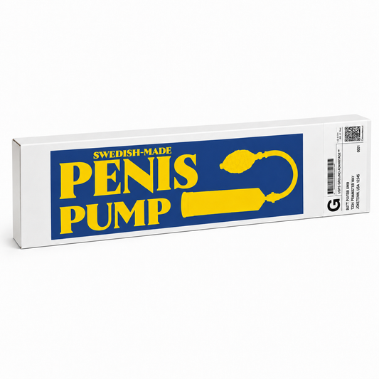 Swedish-Made Penis Pump Prank Package Tube